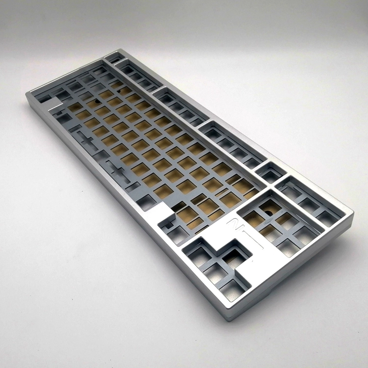 custom Multicolor anodizing Aluminum keyboard  Cnc machining Mechanical Keyboard plate case parts