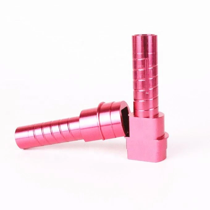 Aluminum Mechanical Parts With Red Anodizing